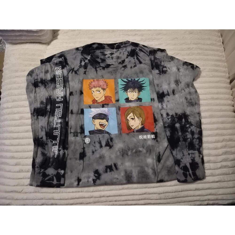 Jujutsu Kaisen Anime Tie-Dye Long Sleeve Shirt